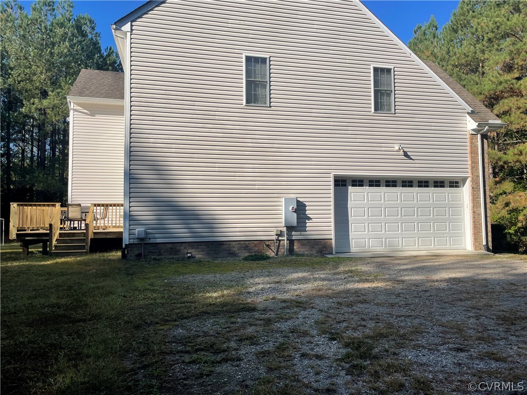 13111 Eppes Falls Road Chesterfield, VA 23838 - Photo 17 of 19 a view of a house with backyard