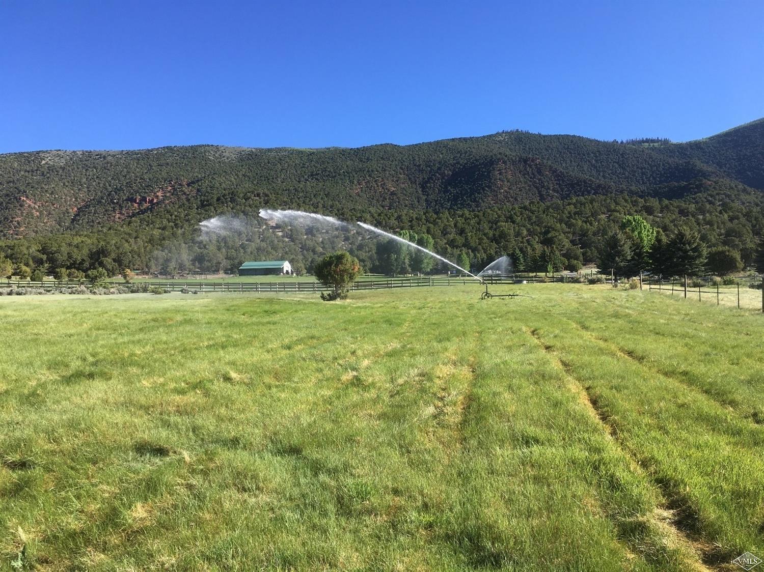 1720 Castle Peak Ranch Road Eagle, CO 81631 - Photo 19 of 25 a view of grassy field with mountains in the background