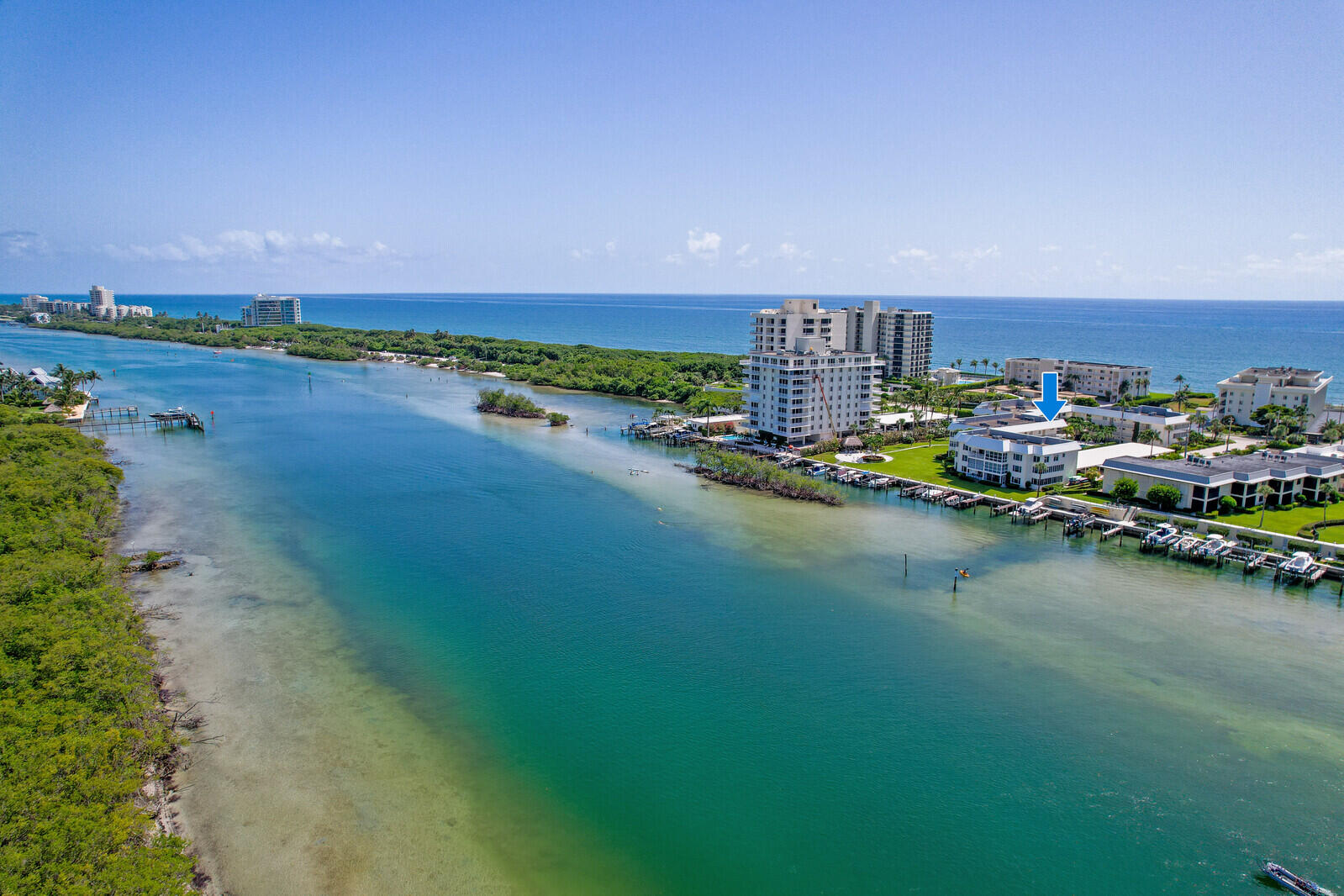 325 South Beach Road, Unit 206 Tequesta, FL 33469 - Photo 6 of 45 06_Aerial_6_mls