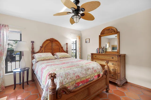 a view of a lake with a building in front of it