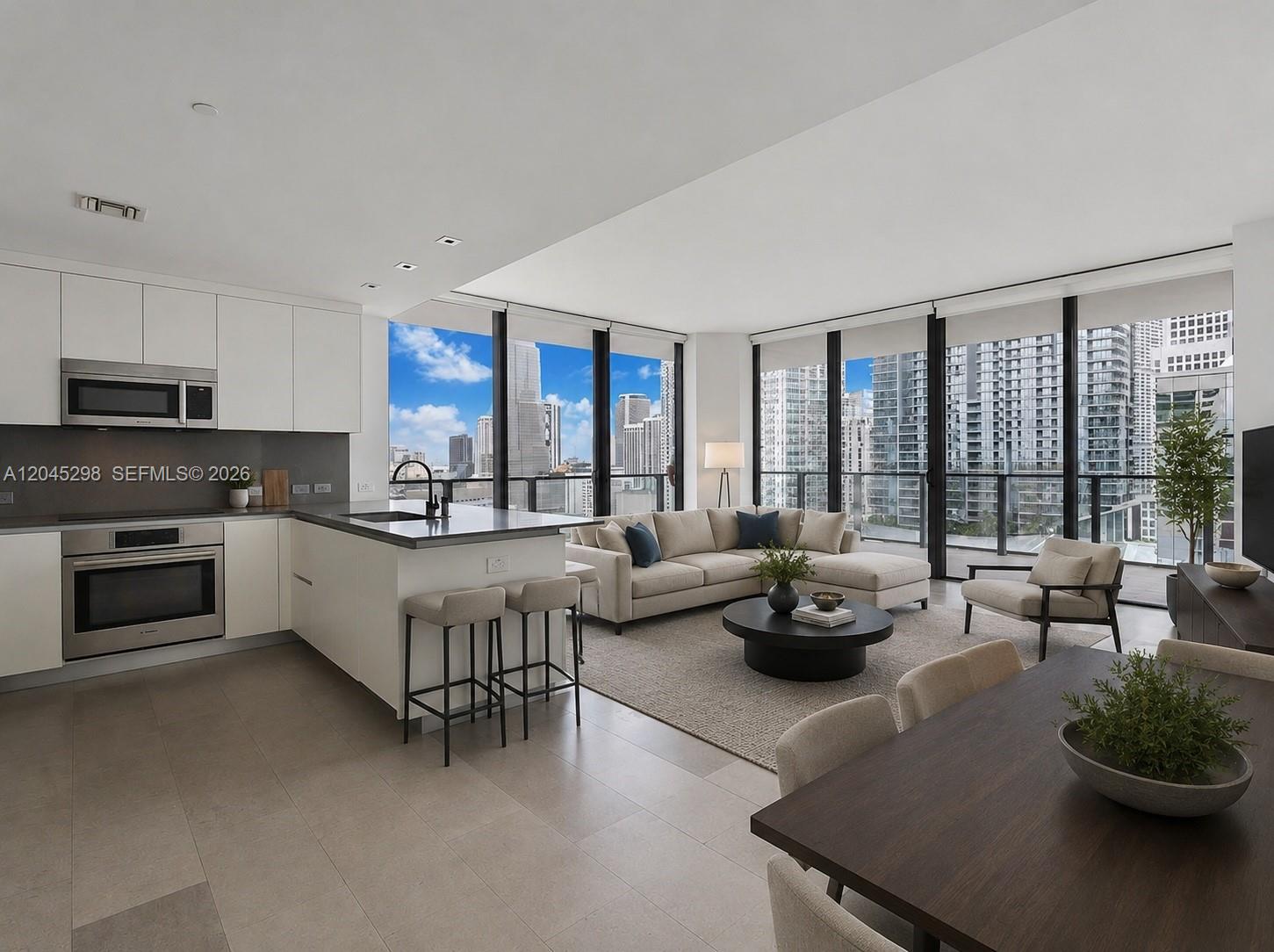88 Southwest 7th Street, Unit 1511 Miami, FL 33130 - Photo 2 of 19 Spacious Floor plan