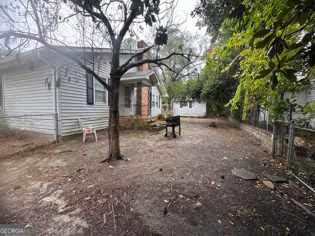 a view of outdoor space with deck area