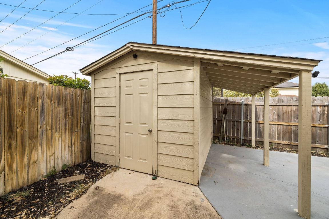 1805 Ryon Cove Round Rock, TX 78681 - Photo 22 of 23 a view of wooden house with a wooden fence
