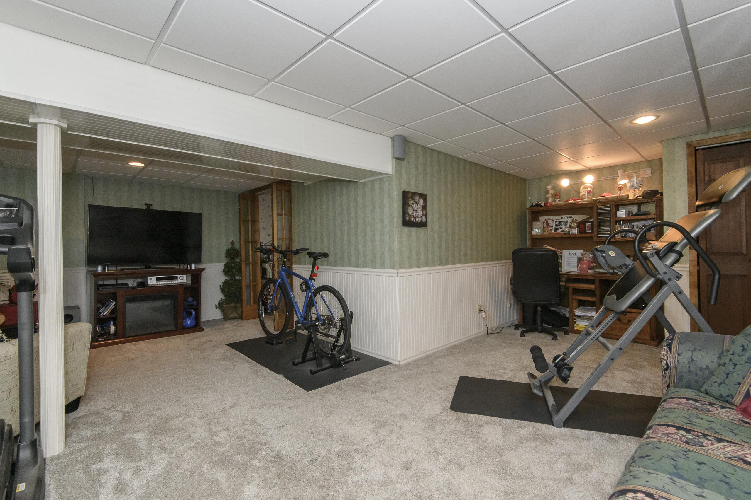S67W32989 Rd X Mukwonago, WI 53149 - Photo 20 of 25 Lower Level Rec Room