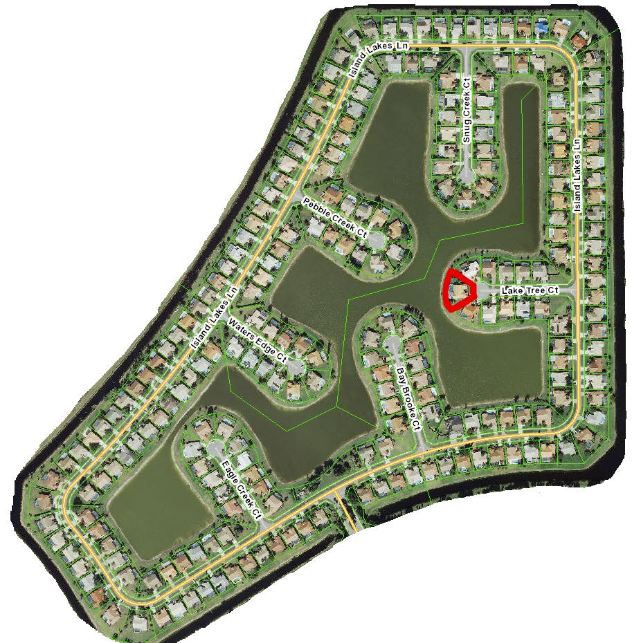 11360 Lake Tree Court Boca Raton, FL 33498 - Photo 27 of 27 map of Island Lakes