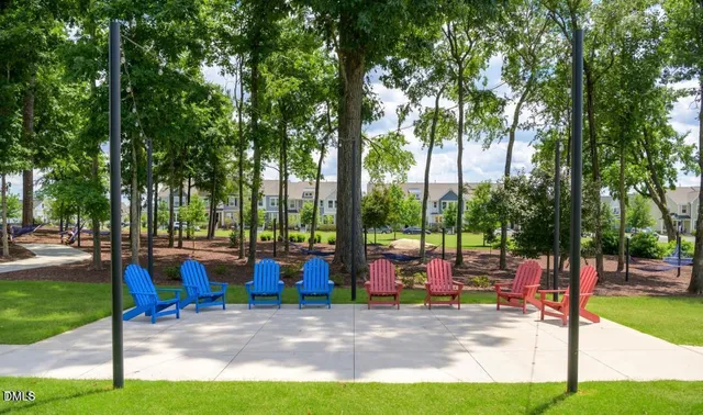 a view of park with tree s