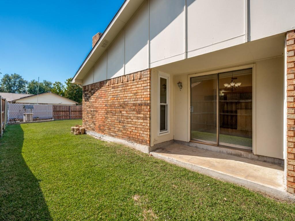 5044 Brandenburg Lane The Colony, TX 75056 - Photo 30 of 33 Small side patio for morning coffee or glass of wine