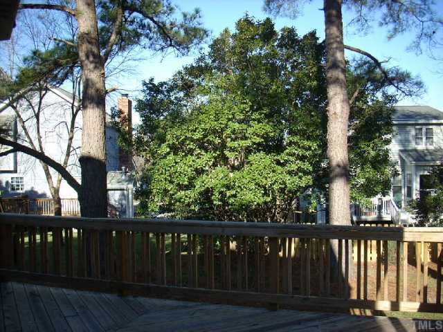 3025 Chippendale Road Raleigh, NC 27604 - Photo 12 of 12 a view of balcony with wooden floor and fence