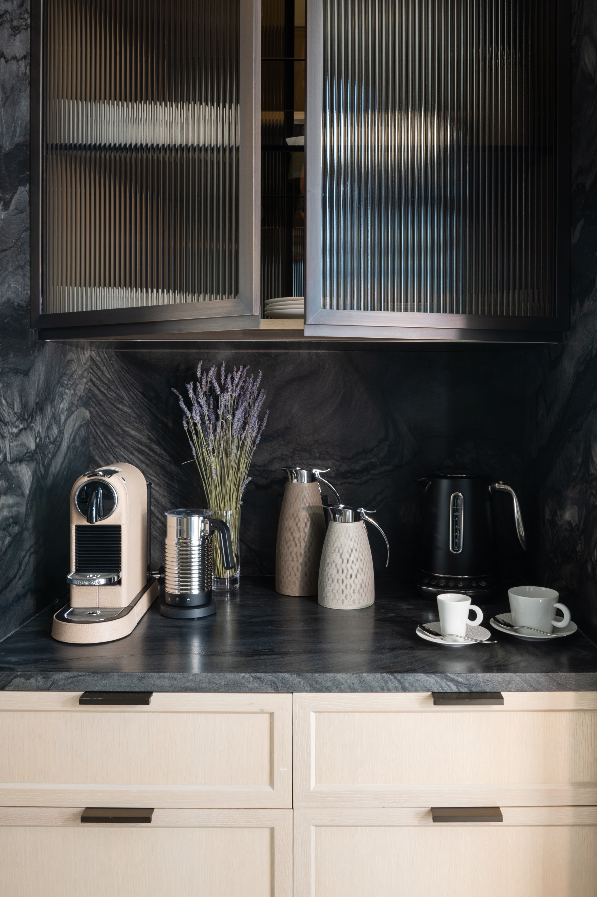 401 West Street, Unit PH Manhattan, NY 10014 - Photo 9 of 23 a kitchen with a sink and cabinets