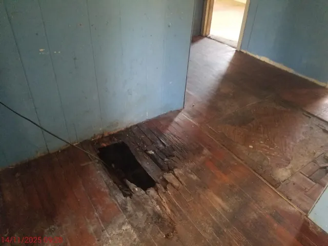 a view of a wooden floor