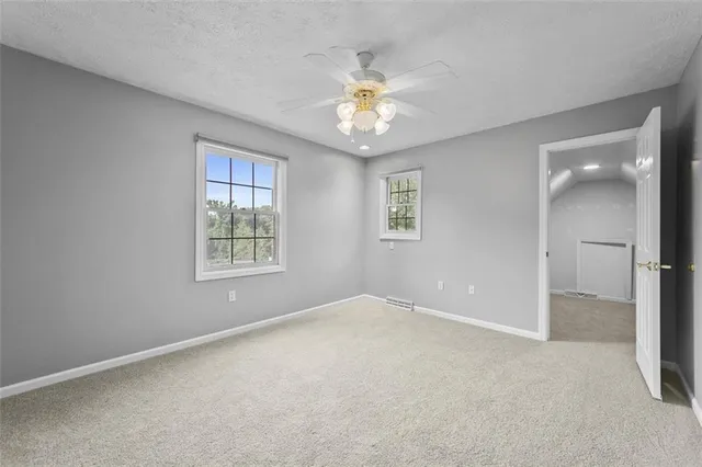 a view of an empty room