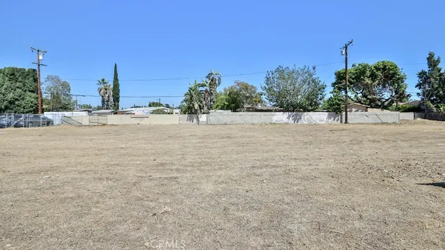 a view of a backyard of a house