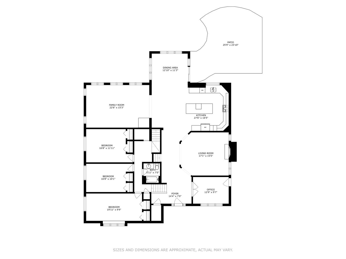 707 Westgate Road Deerfield, IL 60015 - Photo 31 of 33 a picture of floor plan