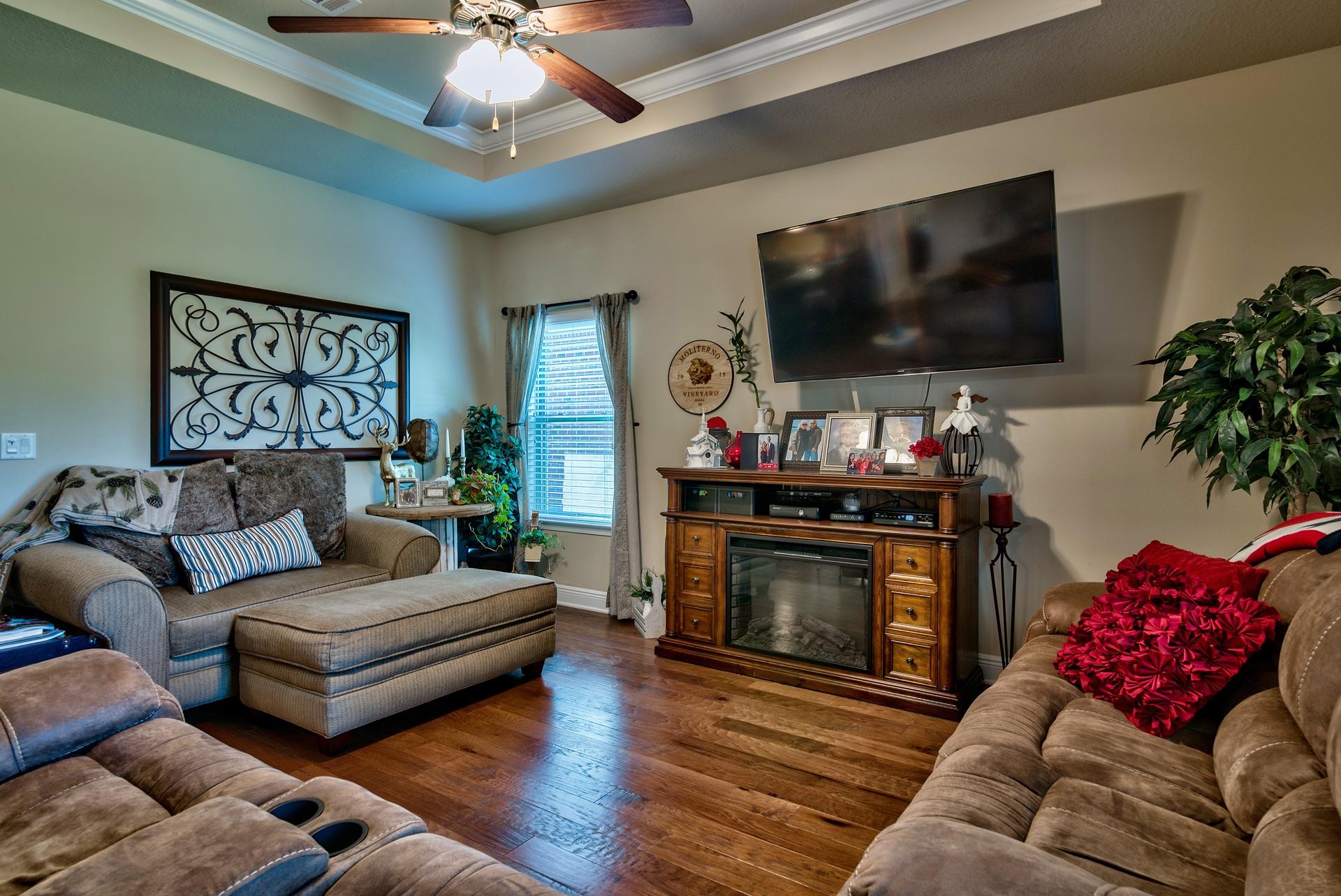 56 Pin Oak Loop Santa Rosa Beach, FL 32459 - Photo 12 of 27 a living room with furniture and a flat screen tv