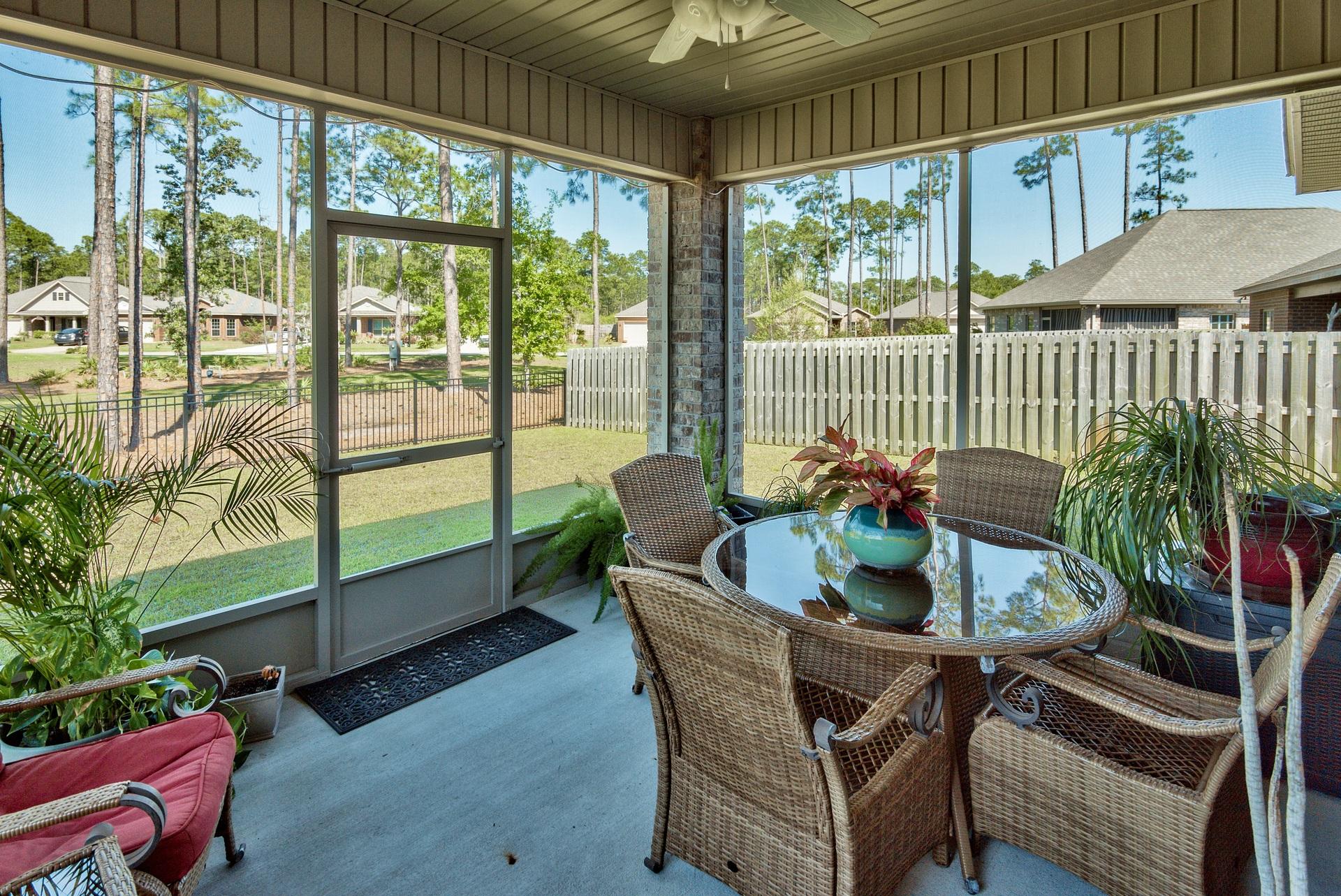 56 Pin Oak Loop Santa Rosa Beach, FL 32459 - Photo 24 of 27 a dining room with furniture water view and a potted plant