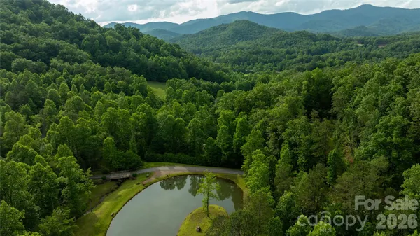 a view of a swimming pool with a yard