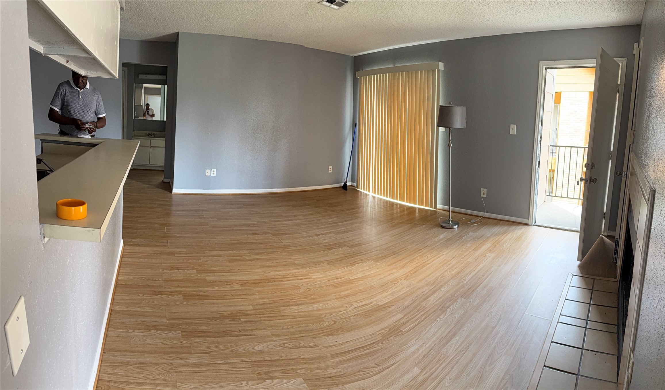 6307 West Gulf Bank Road, Unit 16 Houston, TX 77088 - Photo 7 of 9 wooden floor in an empty room