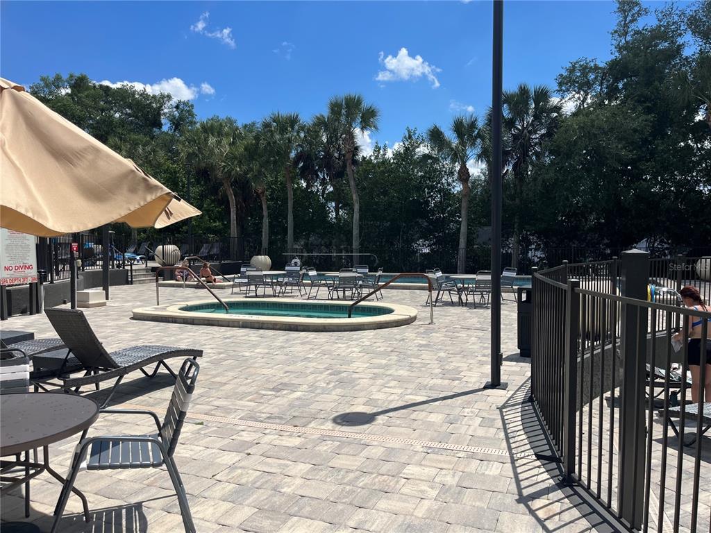 8744 Southwest 108th Ln Road Ocala, FL 34481 - Photo 21 of 28 a view of swimming pool with sitting area and slide