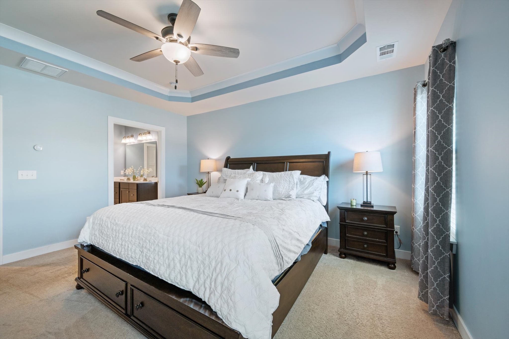 910 Caywood Road Smyrna, TN 37167 - Photo 20 of 49 a bedroom with a bed and a ceiling fan