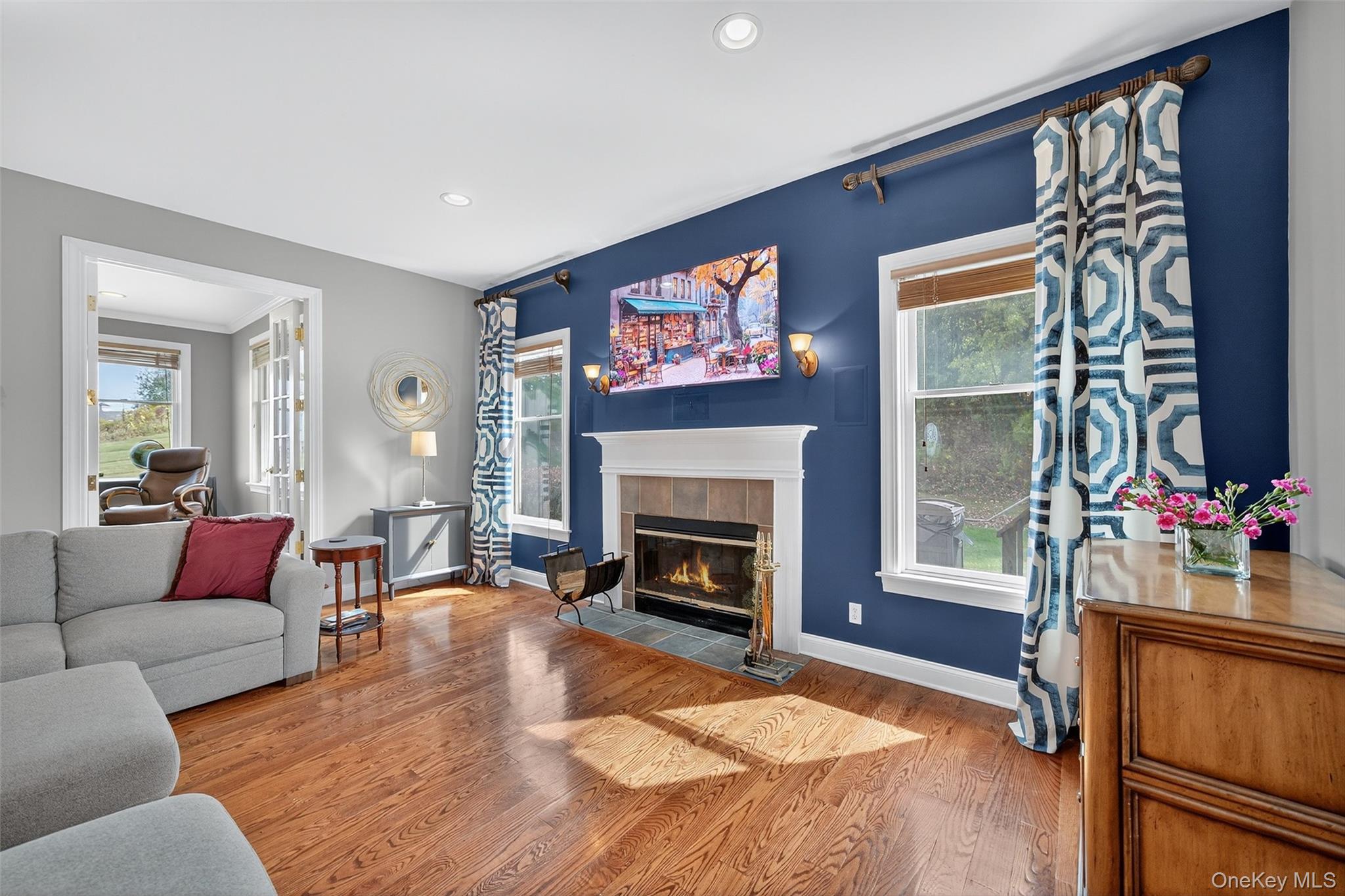 11 Dorian Way Campbell Hall, NY 10916 - Photo 11 of 40 a living room with furniture window and a fireplace