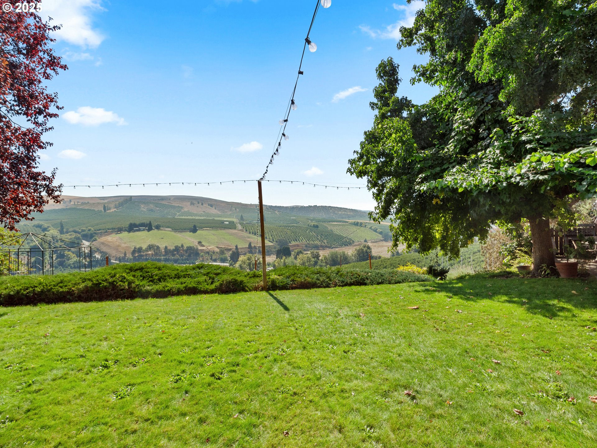 2018 Steele Road The Dalles, OR 97058 - Photo 30 of 36 a view of a garden with a tree in the background