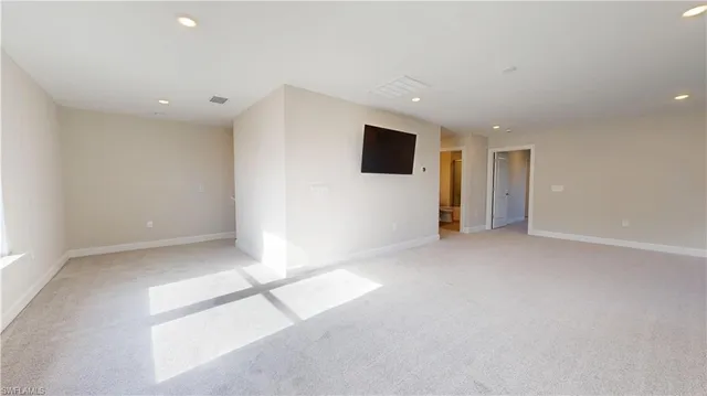 a view of an empty room