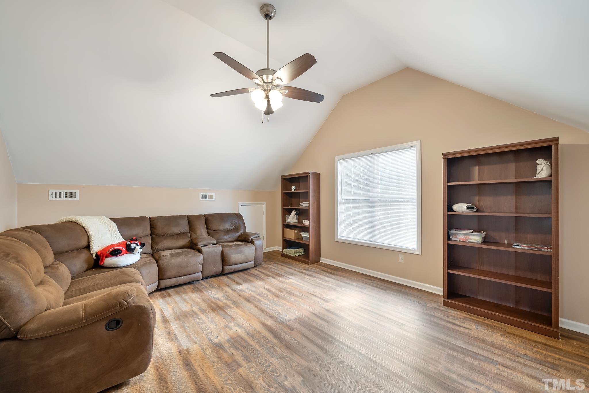 3500 Milky Way Raleigh, NC 27604 - Photo 21 of 30 a living room with furniture and a ceiling fan