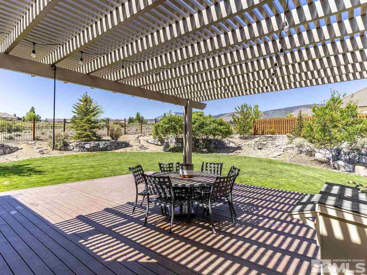 895 Peacepipe Loop Reno, NV 89511 - Photo 28 of 37 a view of a patio with a table