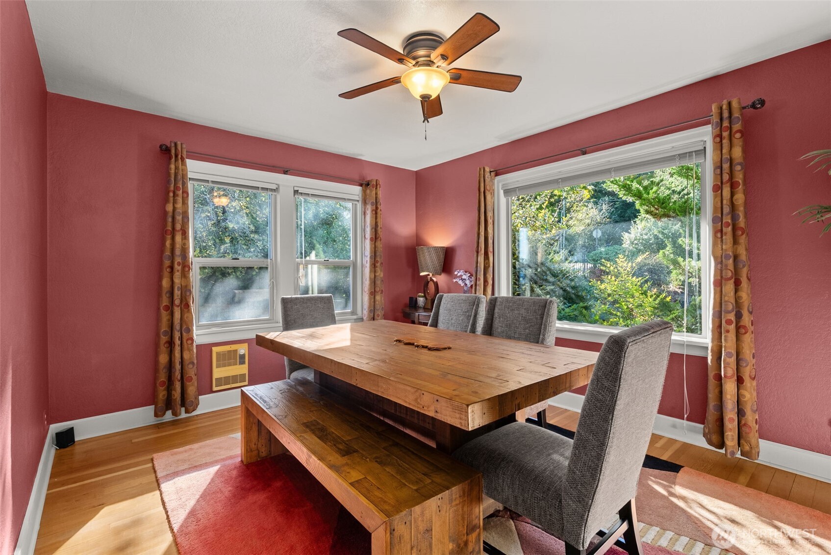 5208 Illahee Road Northeast Bremerton, WA 98311 - Photo 18 of 39 a view of a dining room with furniture window and outside view