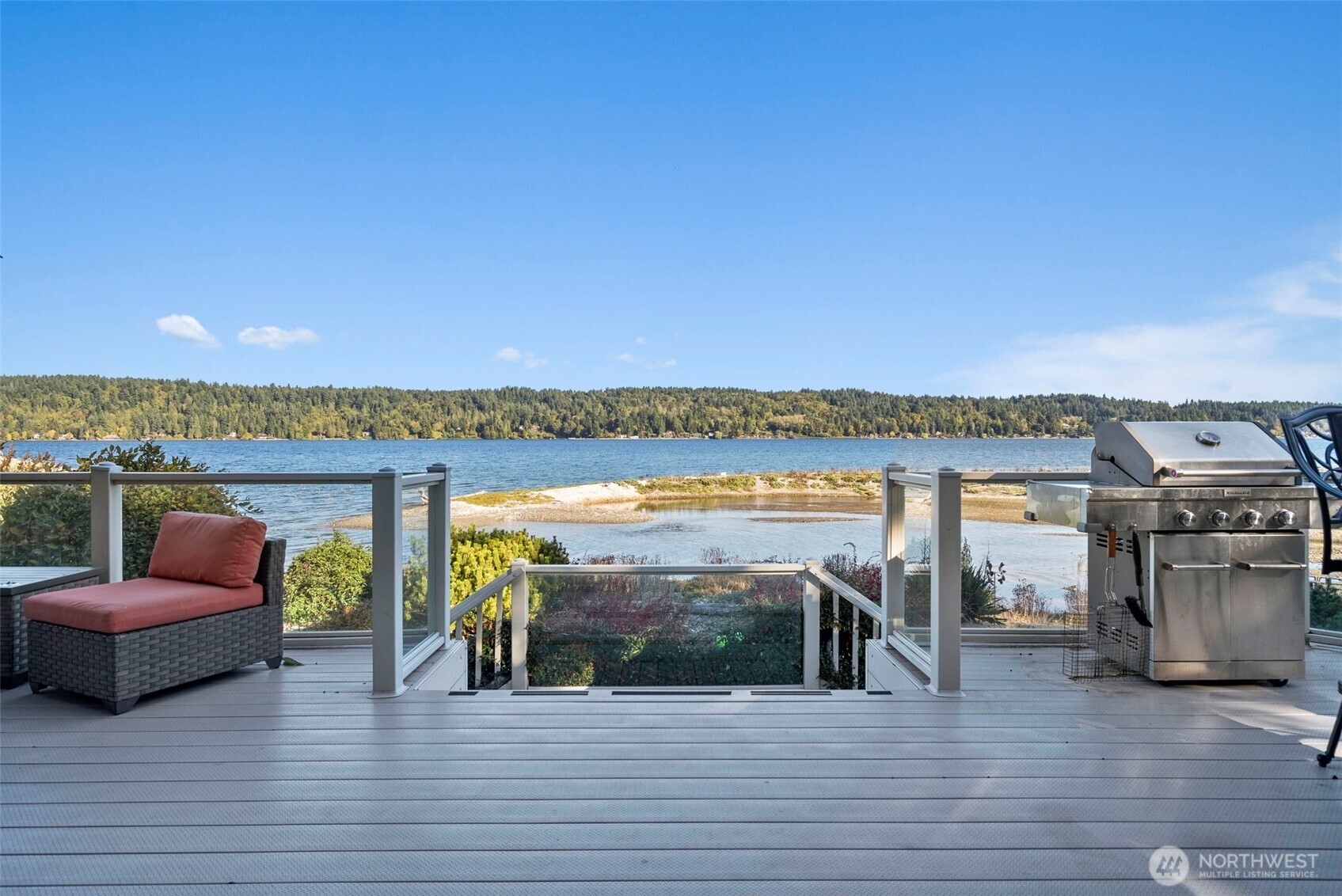 5208 Illahee Road Northeast Bremerton, WA 98311 - Photo 6 of 39 a view of a balcony with furniture and city view