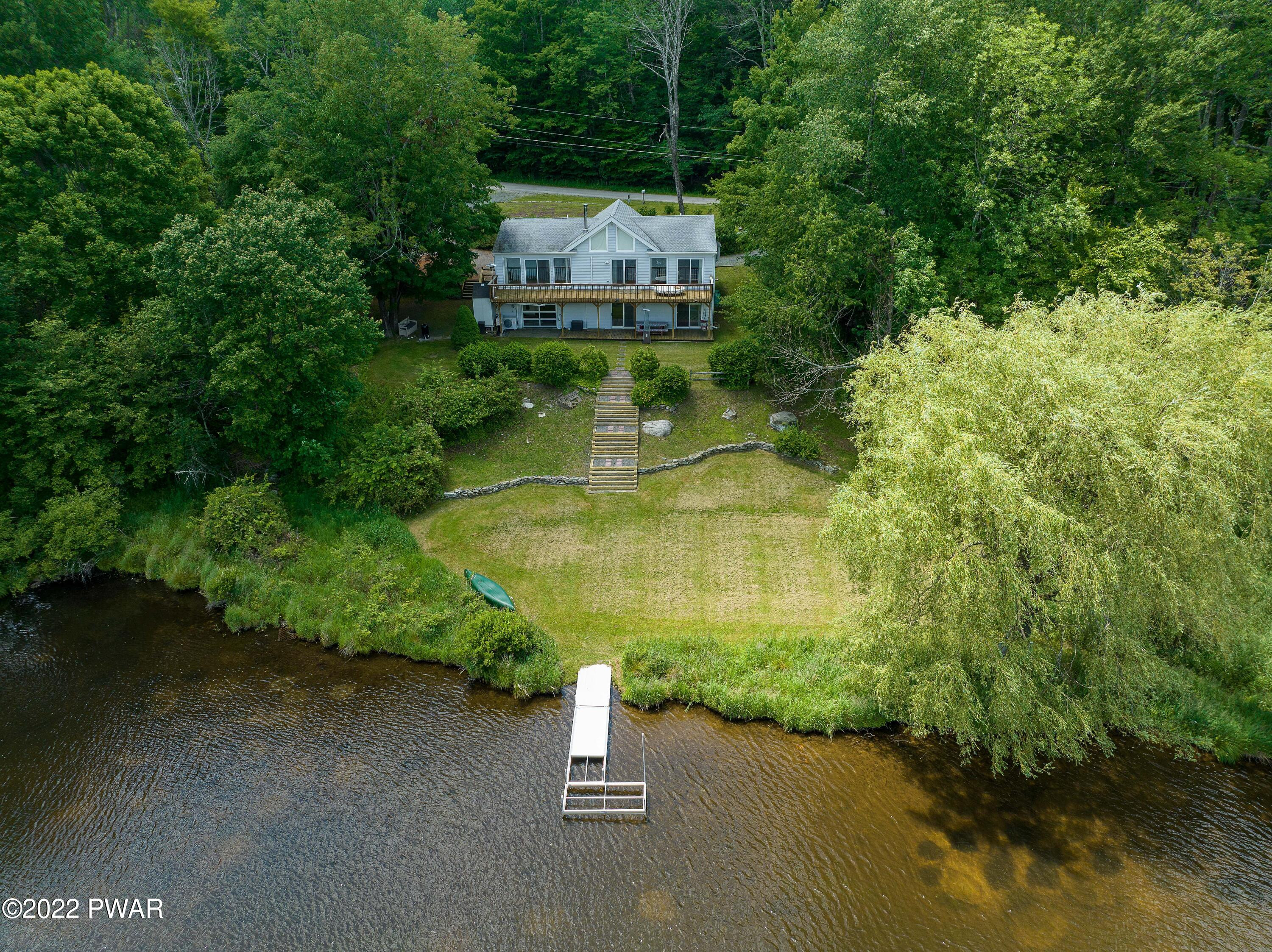 357 Lake Russell Road Newfoundland, PA 18445 - Photo 2 of 63 Lakefront Secluded Ranch