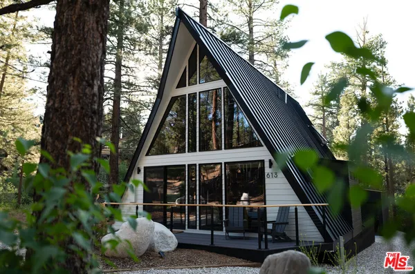 a view of a house with a balcony