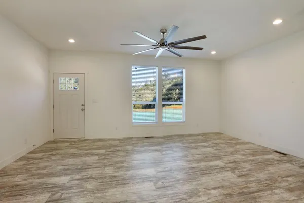 a view of a house with a outdoor space
