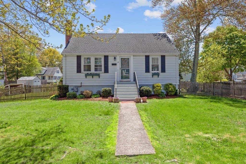 3 Pine Road Randolph, MA 02368 - Photo 29 of 30 a front view of a house with a garden