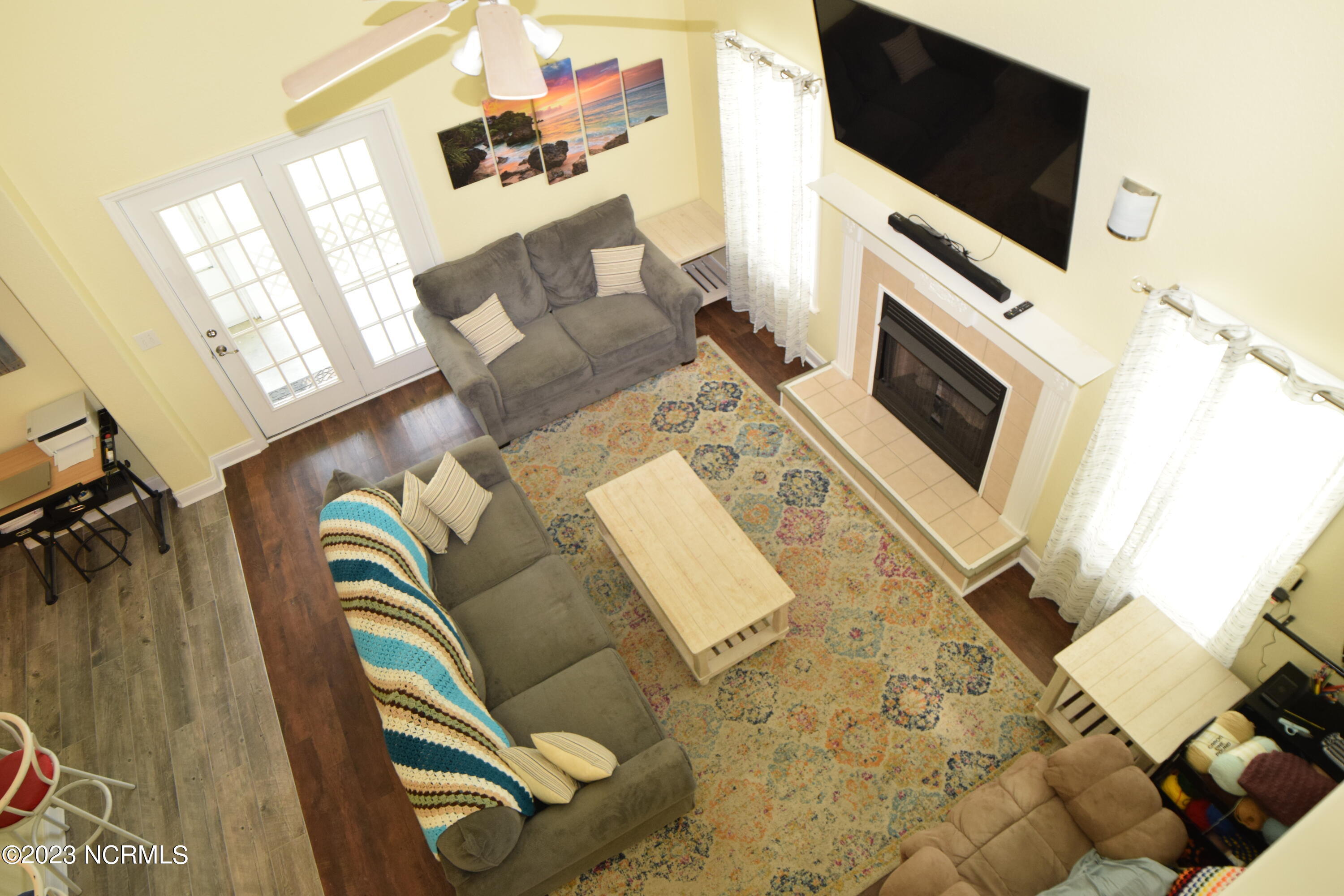109 Moores Farm Road Havelock, NC 28532 - Photo 7 of 32 Living room from upstairs