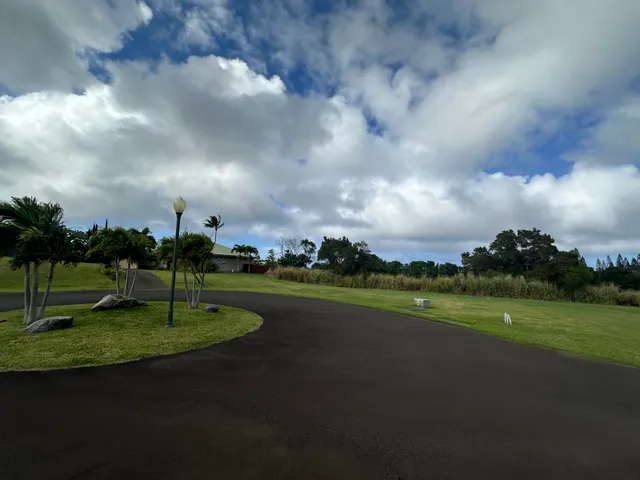a view of a golf course