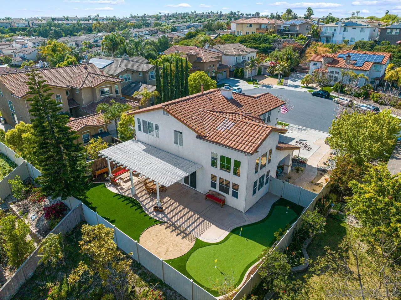 930 Merced River Road Chula Vista, CA 91913 - Photo 67 of 67 an aerial view of a house with a garden