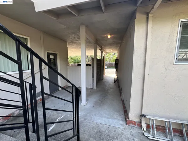 a front view of a house with garage