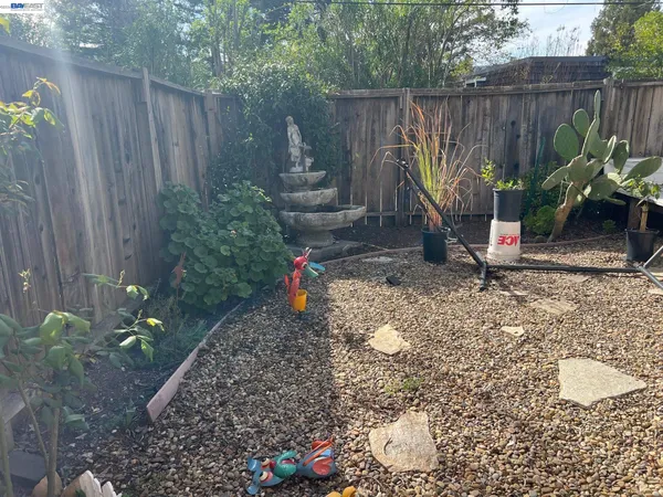 a view of outdoor space with seating area