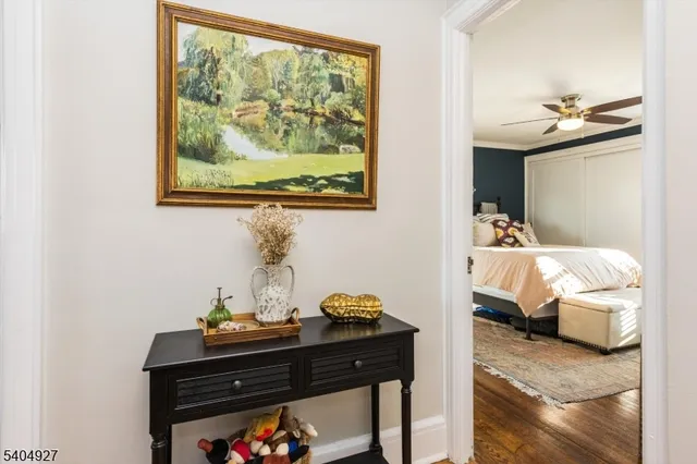 a bedroom with a bed and gym equipment