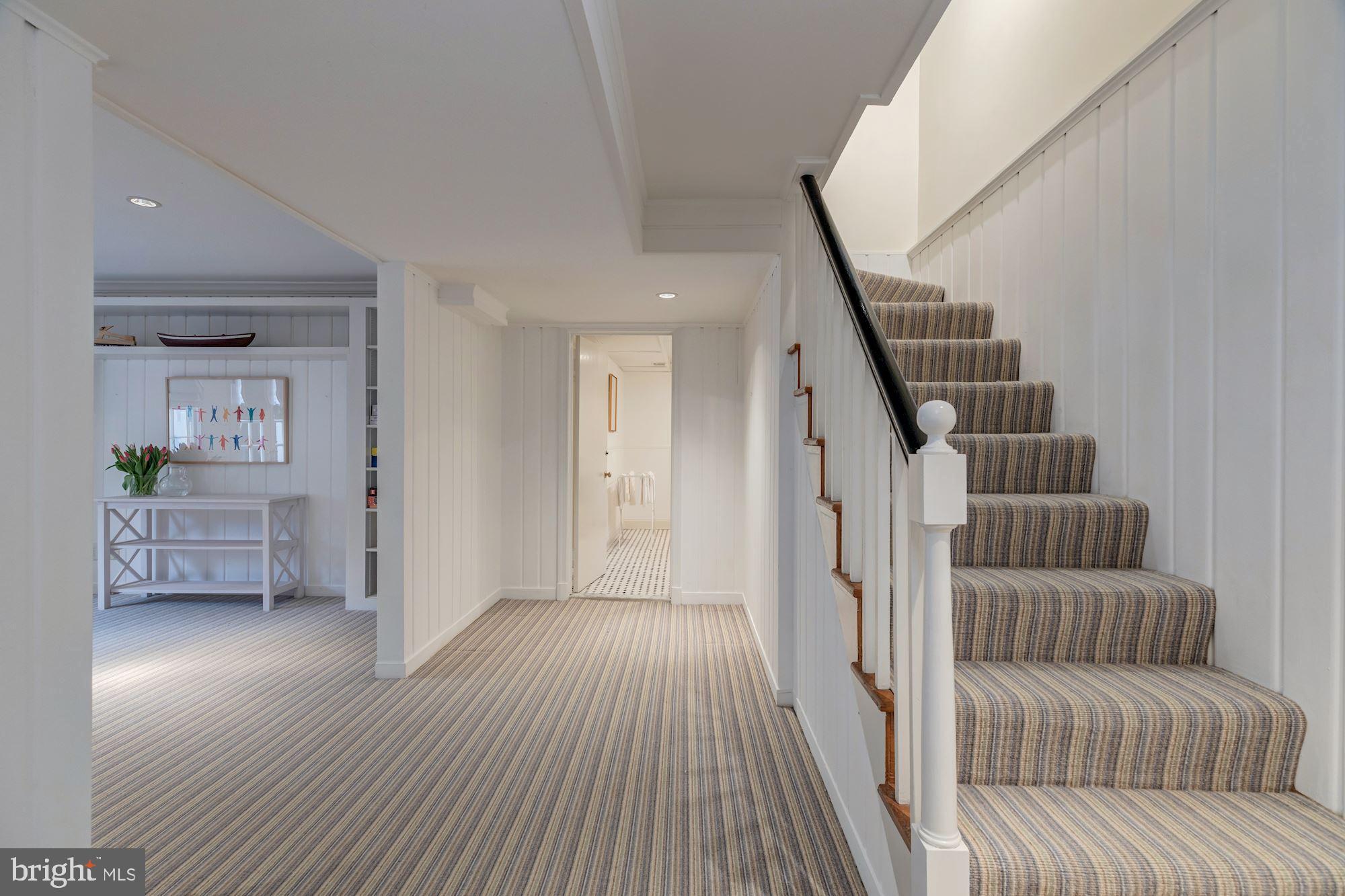 5301 Elliott Road Bethesda, MD 20816 - Photo 19 of 24 Lower Level - Staircase