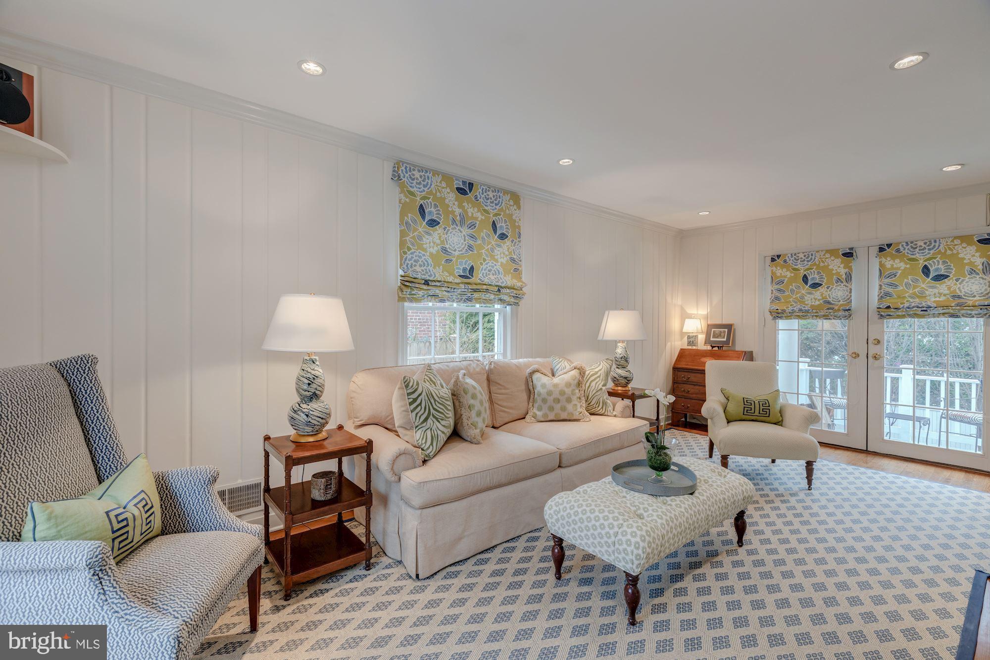 5301 Elliott Road Bethesda, MD 20816 - Photo 10 of 24 Main Level - Family Room with Fireplace