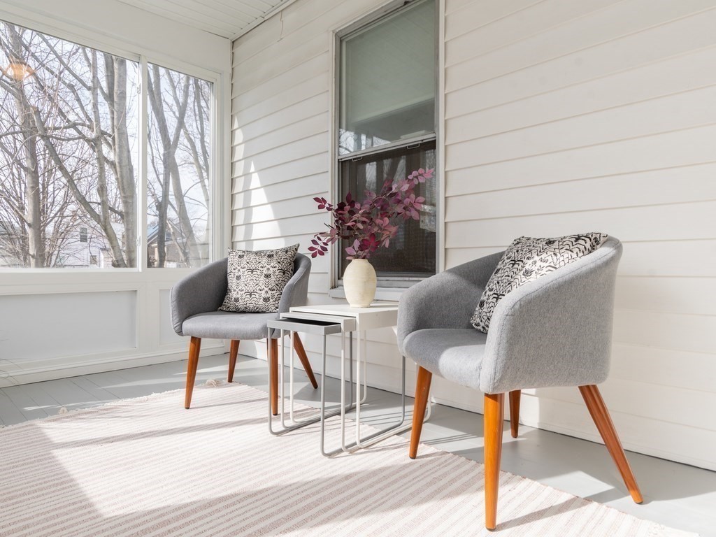 31 Gorham Street, Unit B Somerville, MA 02144 - Photo 18 of 36 a view of a chairs and table in a patio