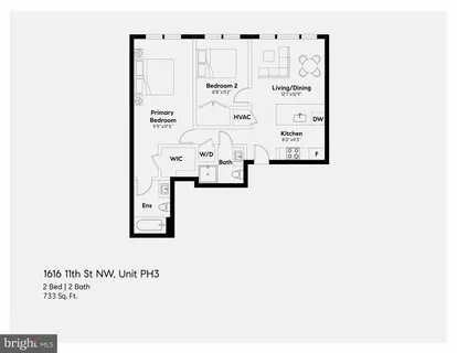 $3,700 | 1616 11th Street Northwest, Unit PH3, Washington, DC 20001