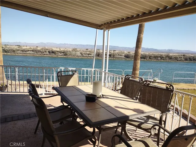 a view of a terrace with furniture
