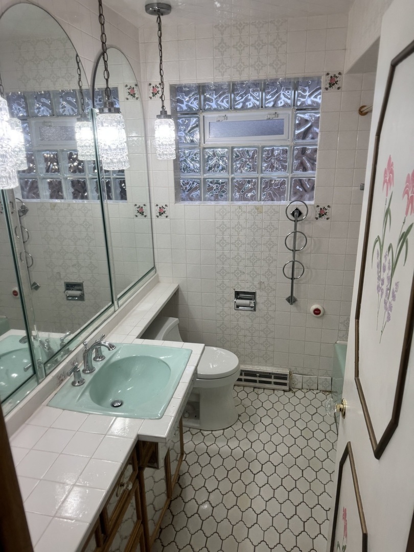 8900 South Prairie Avenue Chicago, IL 60619 - Photo 14 of 18 a bathroom with a sink a toilet and shower