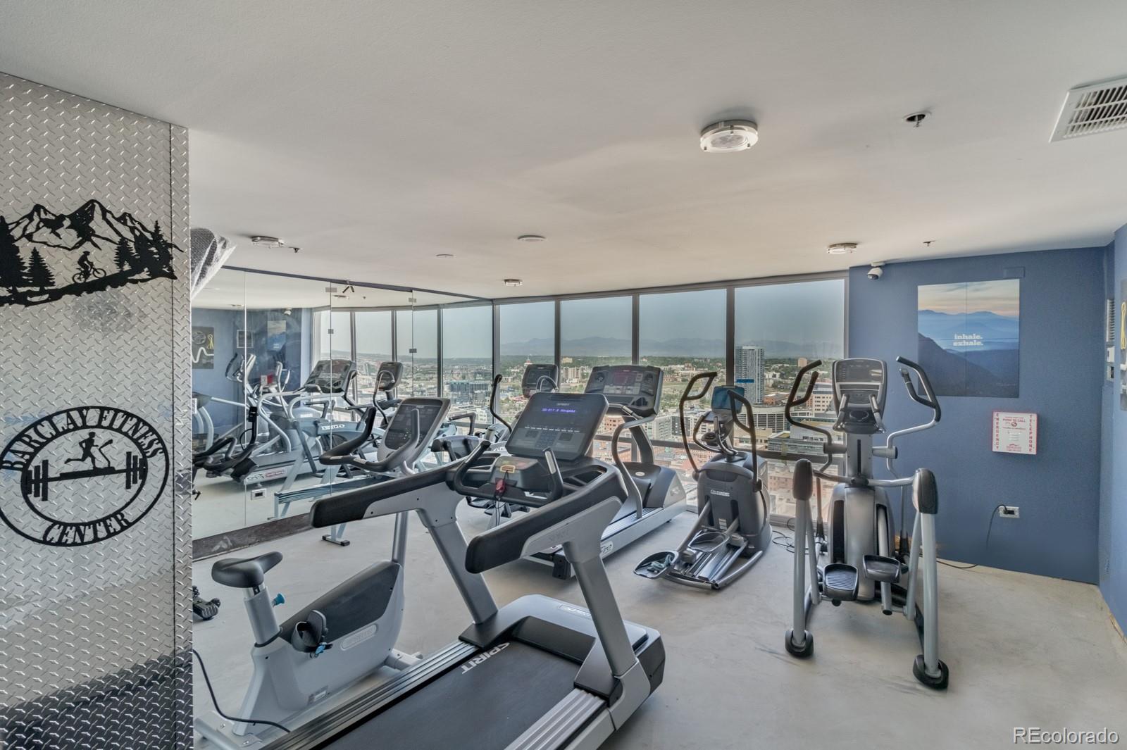 1625 Larimer Street, Unit 801 Denver, CO 80202 - Photo 30 of 33 a view of a room with gym equipment
