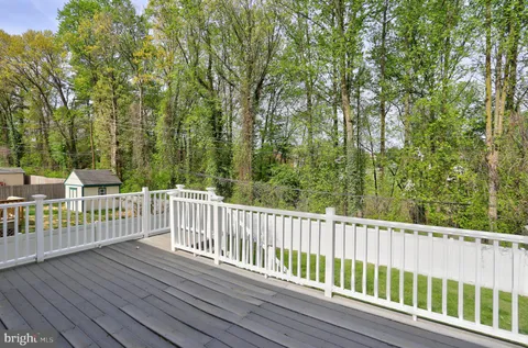 a view of a wooden fence