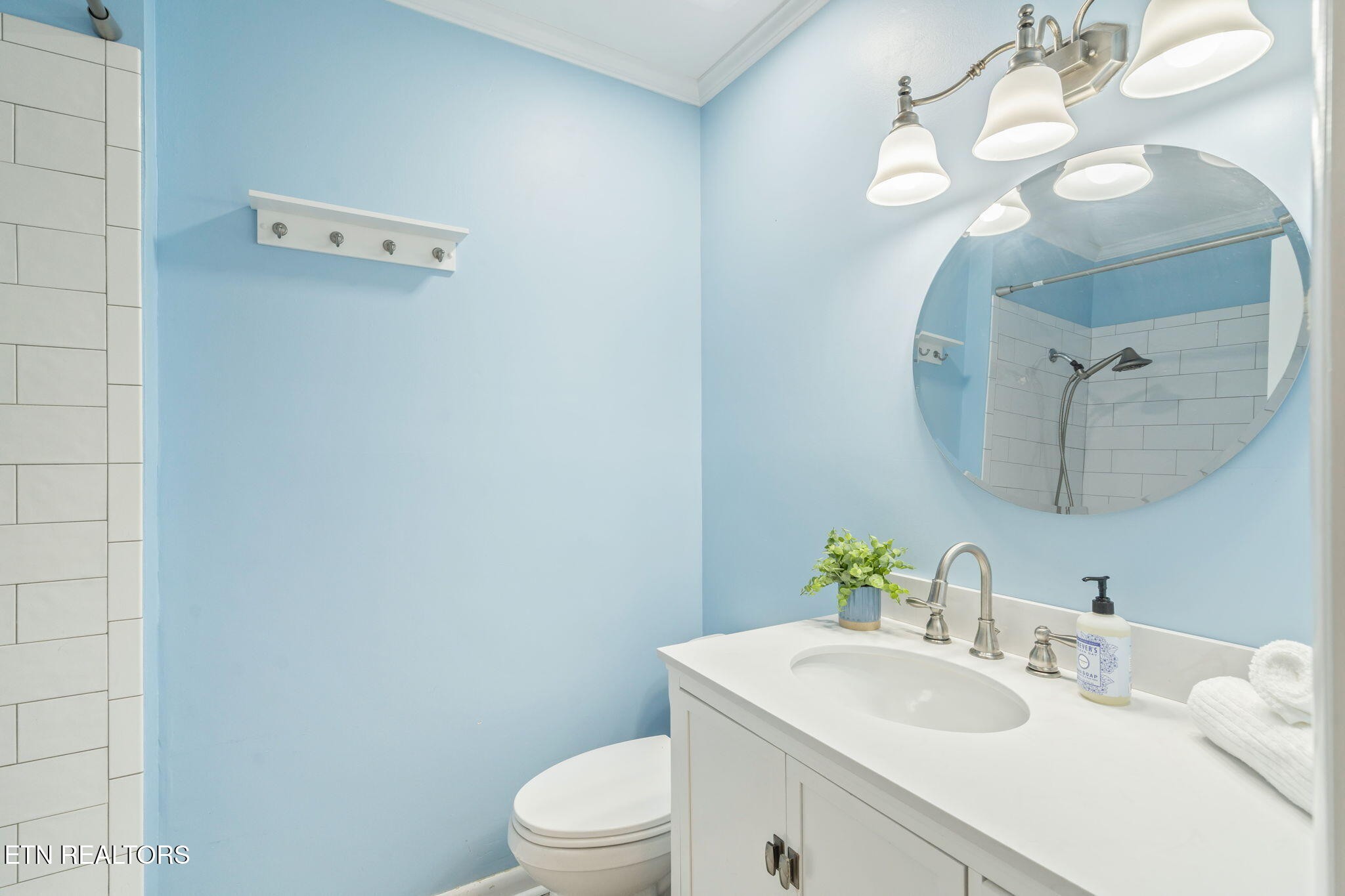 824 Noragate Road Knoxville, TN 37919 - Photo 21 of 29 a bathroom with a sink vanity mirror and toilet
