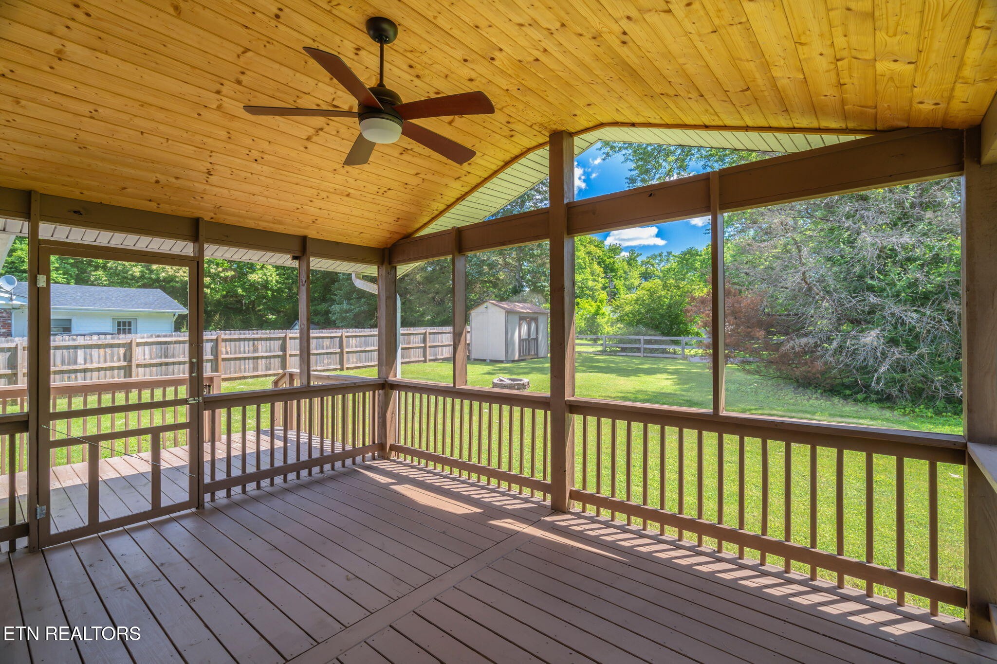 824 Noragate Road Knoxville, TN 37919 - Photo 24 of 29 a view of a balcony with wooden floor